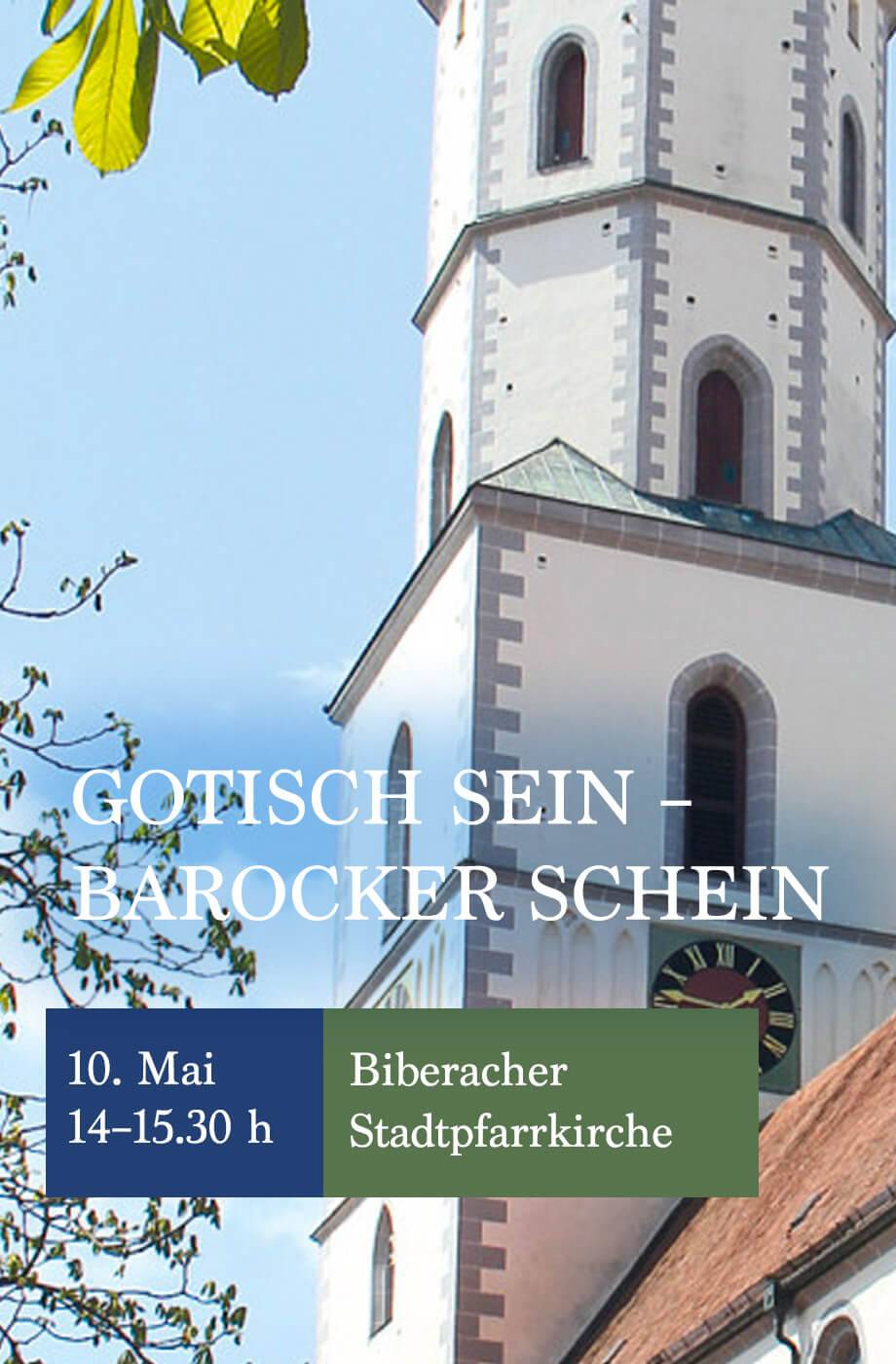 Gotisch sein - Barocker Schein